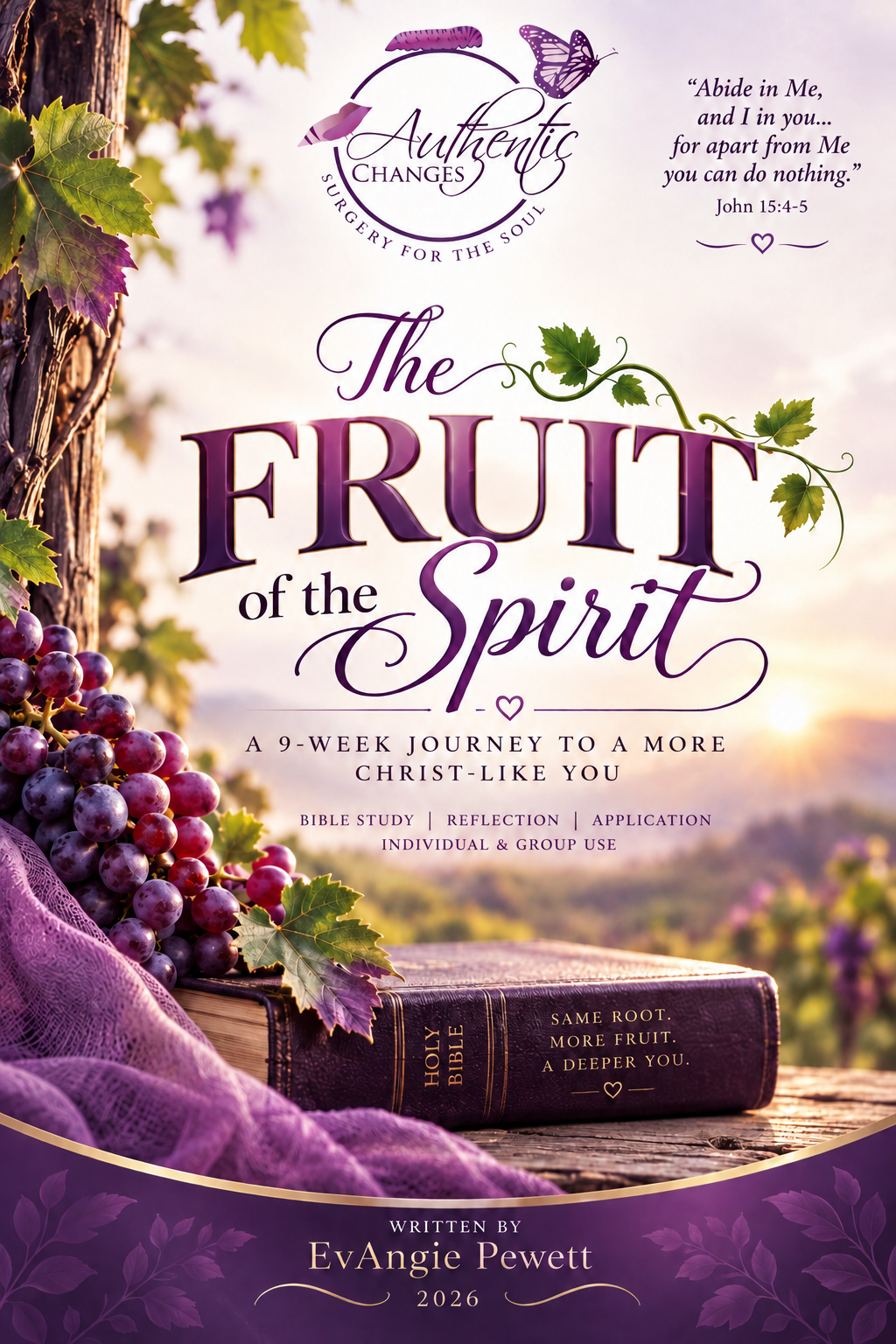 Authentic Changes Fruit of The Spirit Bible Study